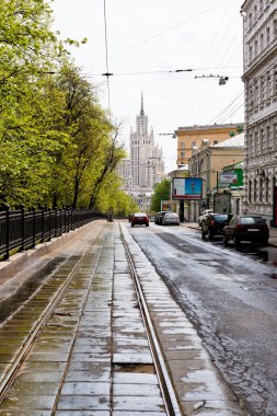Calzada de pokrovsky boulevard en Moscú