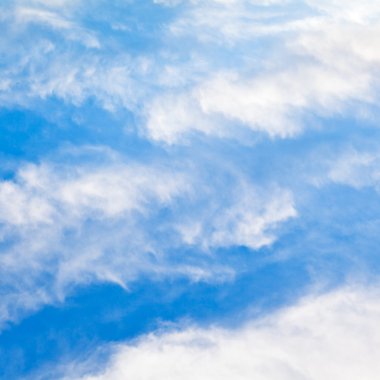 cloudscape with stratus clouds clipart