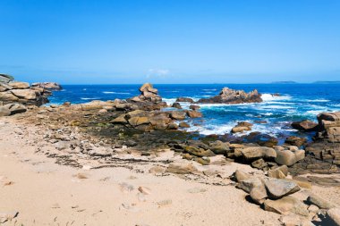 Breton taş beach