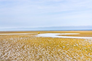 gelgit kum Beach Normandiya