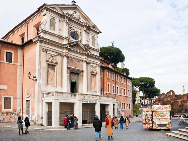 Antica prigione Mamertina a Roma, Italia — Foto Stock