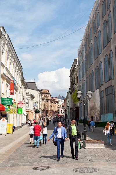 Kuznetsky Moskova'da en sokak — Stok fotoğraf