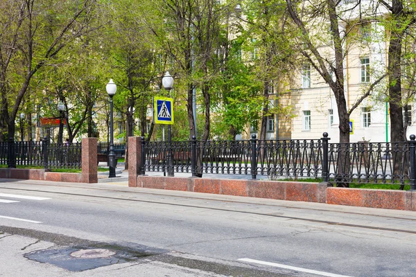Pokrovsky boulevard w moscow, Federacja Rosyjska — Zdjęcie stockowe