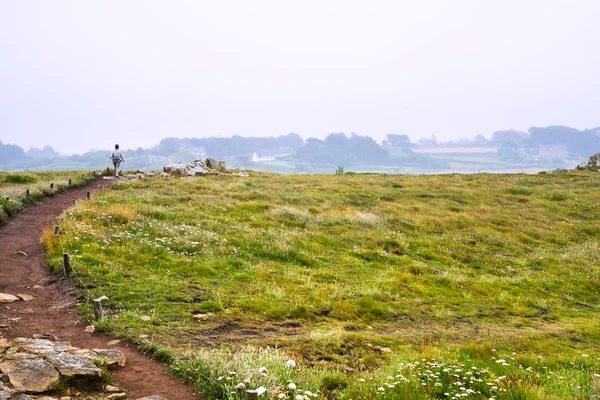Coastal country landscape of Brittany — Stock Photo, Image