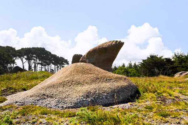 Rock wasteland in Brittany — Stock Photo, Image