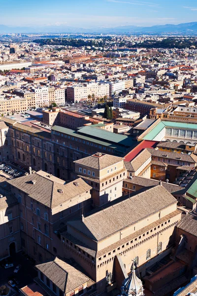 Madarak kilátás a város Róma központjában — Stock Fotó
