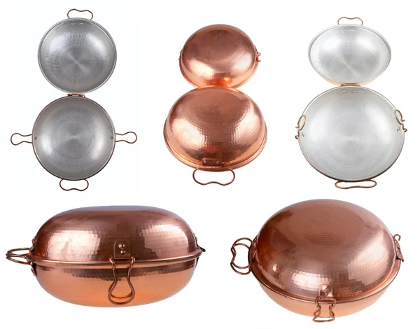 Portugal copper cataplana — Stock Photo, Image