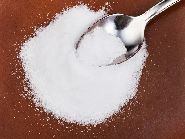 Handful of Crystalline fructose — Stock Photo, Image