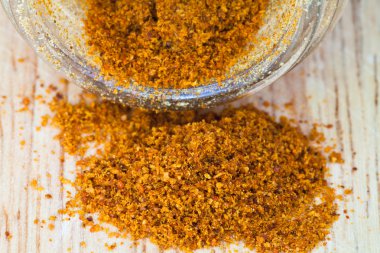 öğütülmüş acı biber yakın çekim