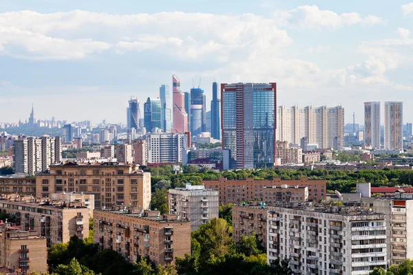 Panoramę miasta Moskwa — Zdjęcie stockowe