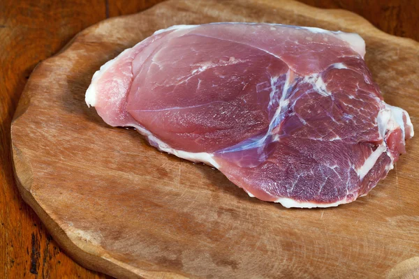 Rohes Schweinefleisch — Stockfoto