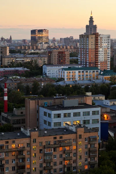 Above view of residential district — Stock Photo, Image