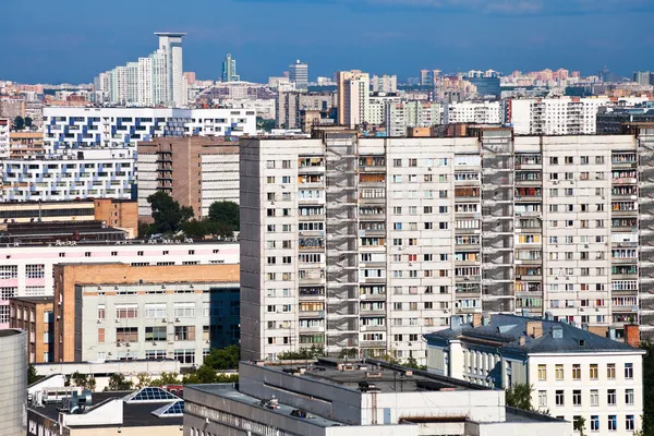 모스크바에서 조밀한 주거 발달 — 스톡 사진