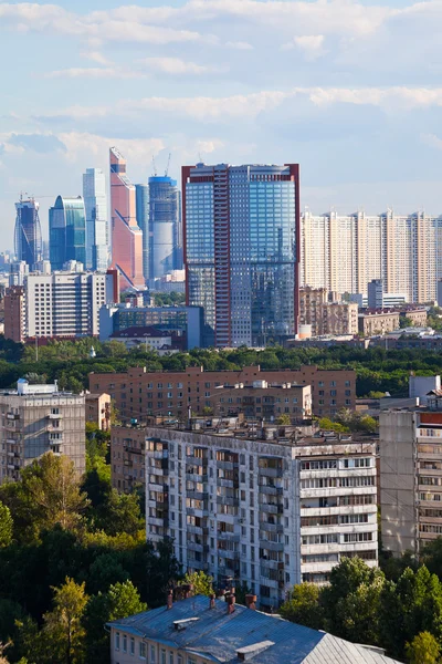 Moskova şehir kuleleri — Stok fotoğraf