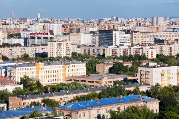 Панорама жилой площади Москвы — стоковое фото