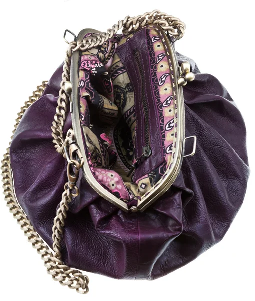 Retro style leather bag — Stock Photo, Image