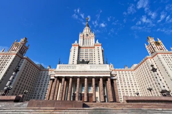 LOMONOSOV Universidade Estadual de Moscou — Fotografia de Stock