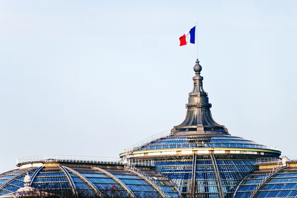 フランスのパリの素晴らしい宮殿のフラグ — ストック写真