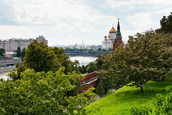 Вид на Москву из Кремля — стоковое фото
