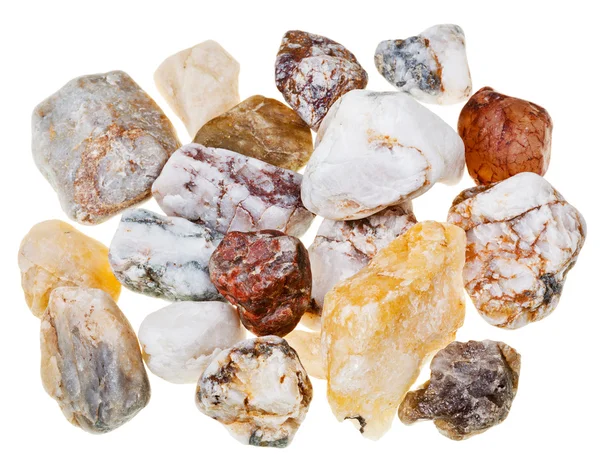 Conjunto de pedras diferentes — Fotografia de Stock
