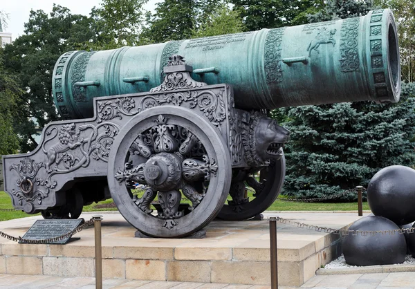 Tsar Cannon in Moscow Kremlin — Stok fotoğraf