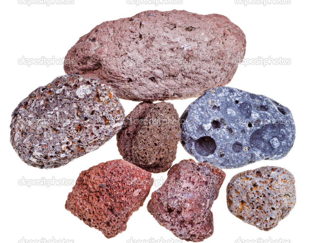 porous pumice stones