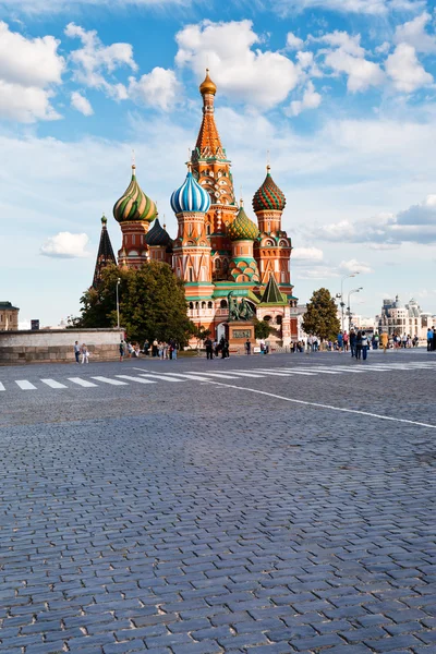 Pokrovsky katedralen på Röda torget i Moskva — Stockfoto