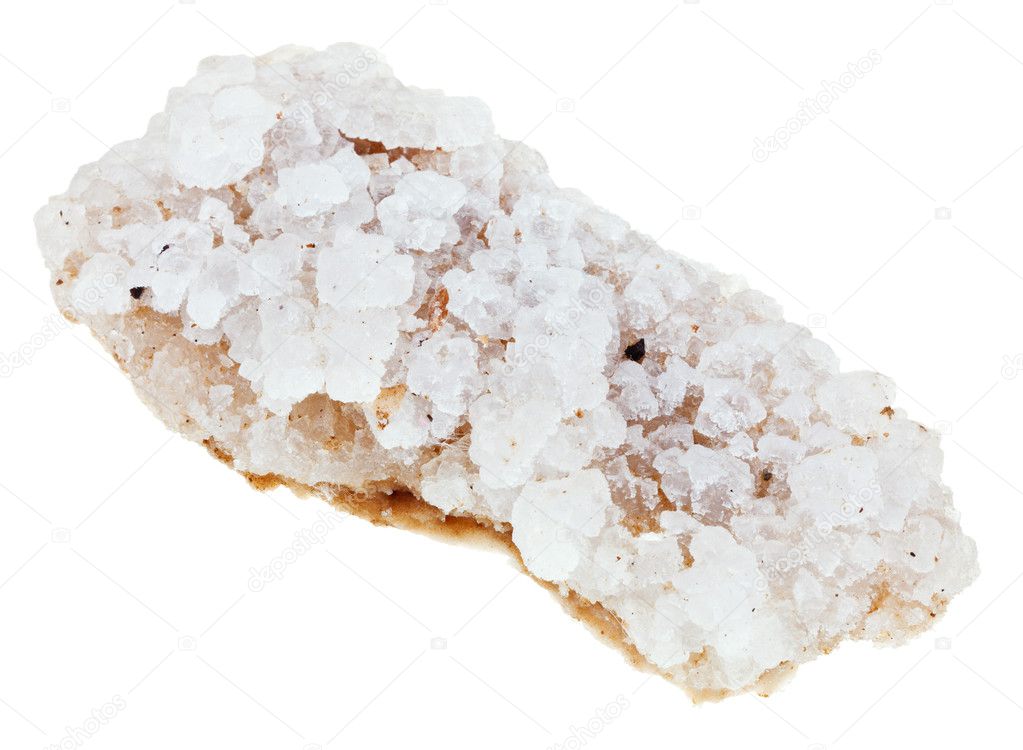 crystals of sea salt from Dead Sea coast