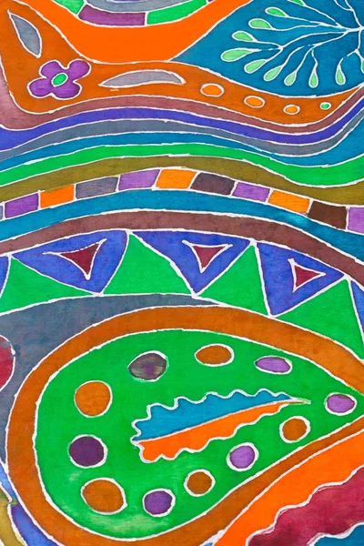Batik boyalı desen