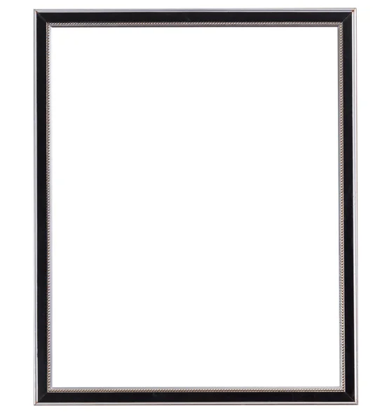 Черно-серебристая узкая рамка — стоковое фото