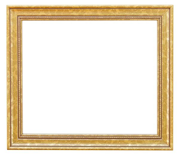 Wide gilded picture frame — Stock Photo, Image