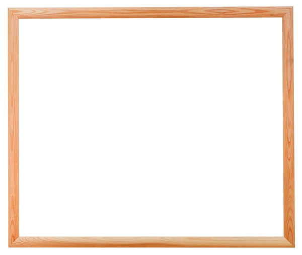 New wooden narrow picture frame — Stock Photo, Image