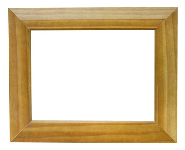 Wide flat green picture frame — Stock Photo, Image