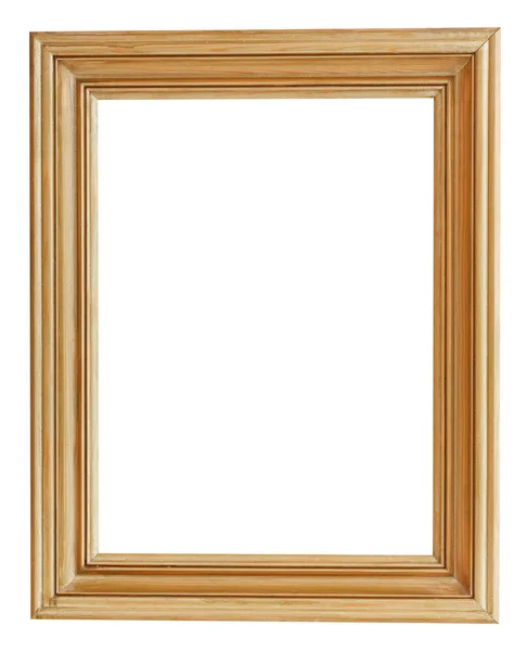 Wide clacssical gilt picture frame — Stock Photo, Image