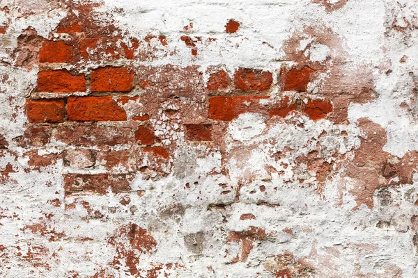 Vieux mur de briques peintes — Photo