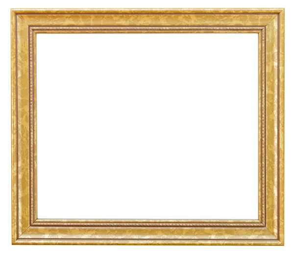 Wide gilded picture frame Stock Image