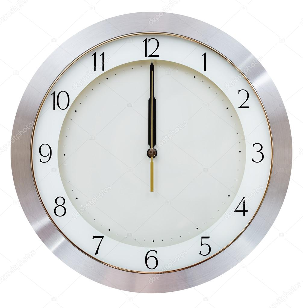 even midnight - twelve o clock