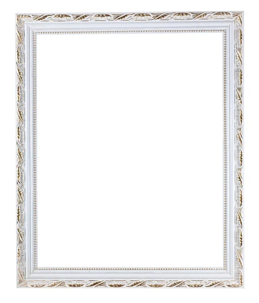 Quadro de imagem esculpida branco retro — Fotografia de Stock