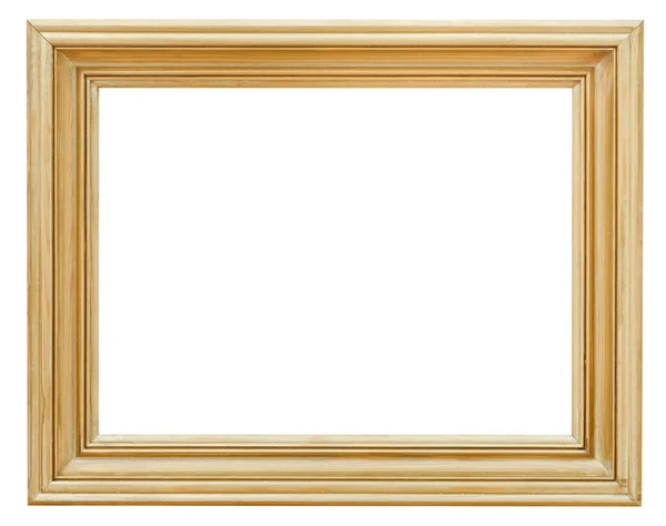 Wide clacssical gilded picture frame — Stock Photo, Image