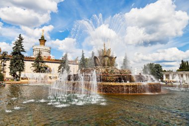 Moskova'da vvc çeşme taş çiçek