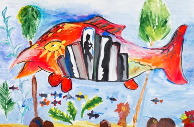 büyük sihirli balık