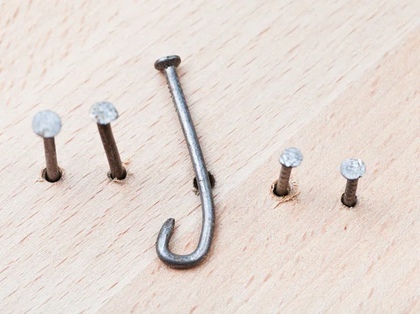 Line of nails — Stock Photo, Image