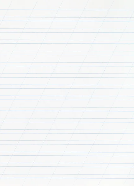 Notebook narrow lined paper page — Stock Photo, Image