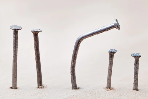 Line of nails — Stock Photo, Image