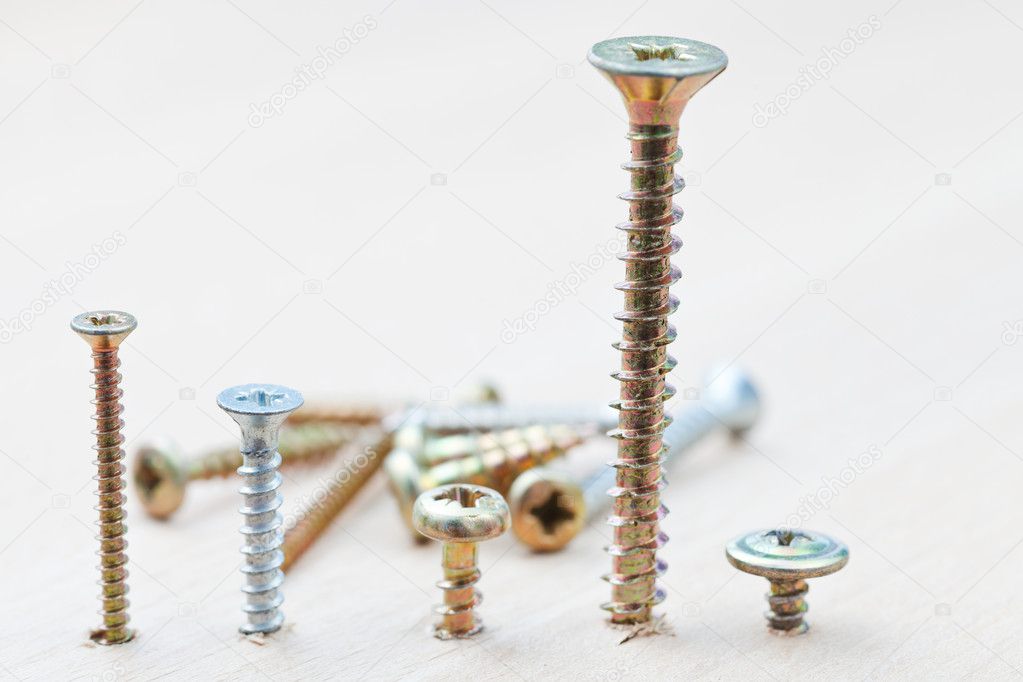 screws wrapped in wood