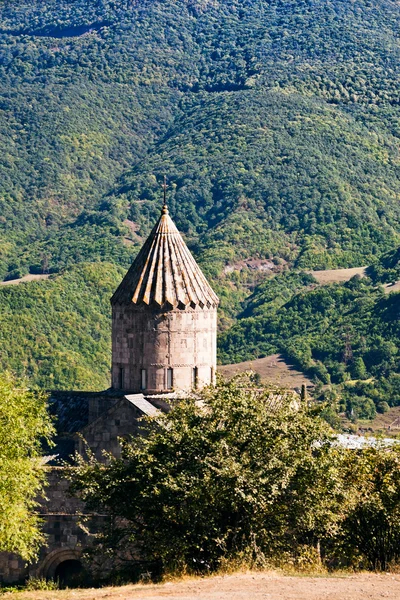 Tower of Tatev Monastery in Armenia — Stock Photo, Image