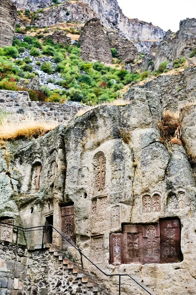 Medieval geghard monastery in Armenia — Stock Photo, Image