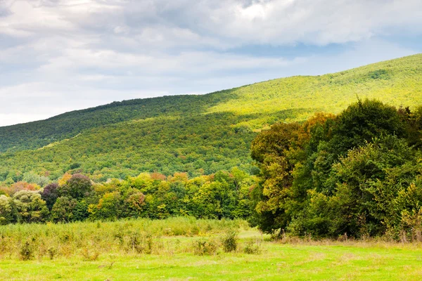 View of slope caucasian mountains — Stock Photo, Image