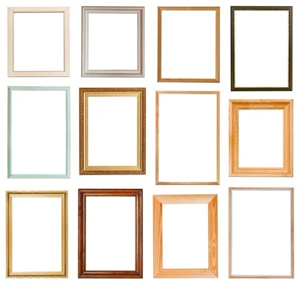 Set of vertical picture frames — Stock Photo, Image