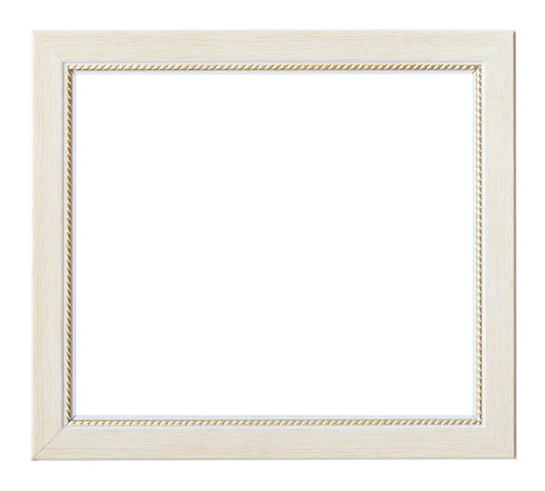 Marco de imagen horizontal plana blanca —  Fotos de Stock